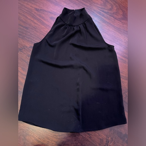 Elie black sleeveless turtleneck - Picture 1 of 3